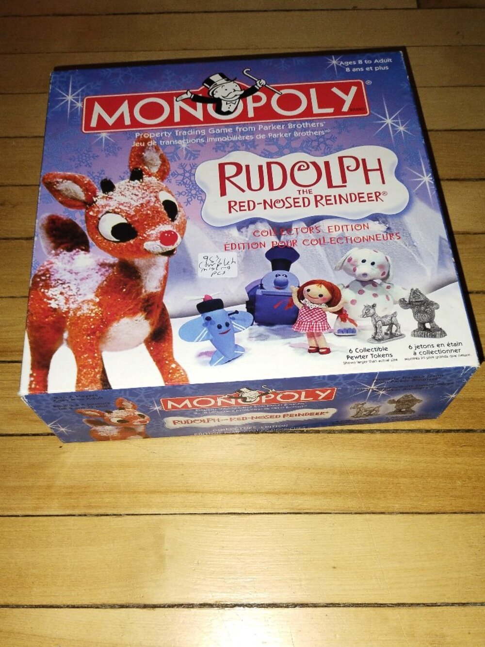 Monopoly Rudolph the Red-Nosed Reindeer Collector's Edition Board Game (90%)